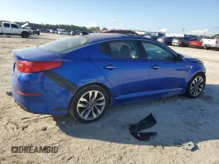 2015 Kia Optima SX Turbo with VIN 5XXGR4A66FG362260, listed as a Copart auction lot 85453044 with 0 mi miles and Salvage Title. Bid and sale history available at carsss.com. Image 3.