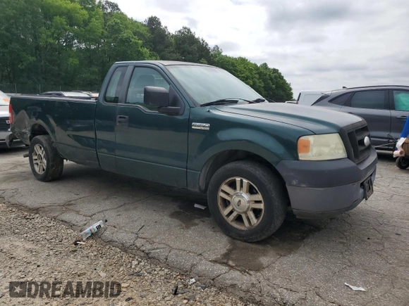 2007 Ford F-150 XL with VIN 1FTRF12W97KA93970, listed as a Copart auction lot 54404435 with 185,017 mi miles and Salvage title. Bid and sale history available at DreamBid. Image 4.