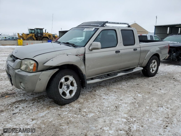 2002 Nissan Frontier 4WD SVE with VIN 1N6MD29Y02C330682, listed as a Copart auction lot 45595635 with 183,849 mi miles and Salvage Title. Bid and sale history available at carsss.com. Image 1.