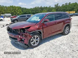 2015 Toyota Highlander XLE z VIN 5TDKKRFH6FS051092, wystawiony jako Copart lot #57098865 z przebiegiem 170 542 mil mil oraz Szkoda całkowita • Salvage title. Historia ofert i sprzedaży dostępna na DreamBid. Obrazek 1.