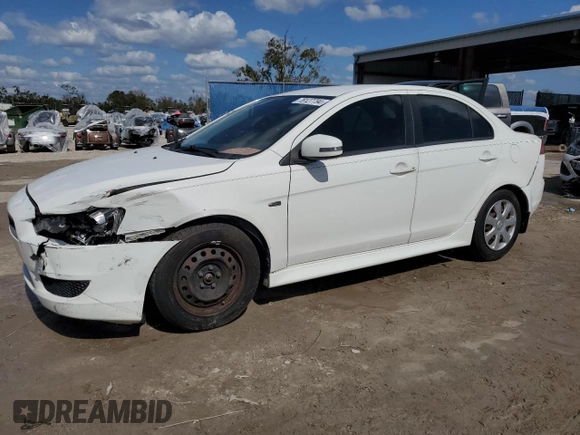 2015 Mitsubishi Lancer ES with VIN JA32U2FU5FU010011, listed as a Copart auction lot 78127794 with 132,074 mi miles and Salvage Title. Bid and sale history available at carsss.com. Image 1.