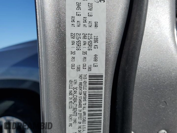 2018 Jeep Compass Sport with VIN 3C4NJCAB4JT182472, listed as a Copart auction lot 50085455 with 53,266 mi miles and Salvage Title. Bid and sale history available at carsss.com. Image 14.