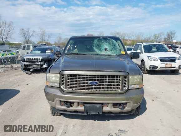 2004 Ford Excursion Limited with VIN 1FMNU43S44EA06760, listed as a IAAI auction lot 42096523 with 97,144 mi miles and . Bid and sale history available at DreamBid. Image 12.