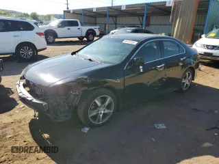 2012 Acura TSX Special Edition with VIN JH4CU2F85CC003701, listed as a Copart auction lot 89129185 with 169,545 mi miles and Salvage title. Bid and sale history available at DreamBid. Image 1.
