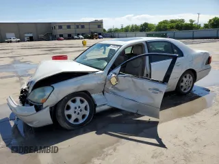 2001 Lexus LS 430 z VIN JTHBN30F910012728, wystawiony jako Copart lot #54396495 z przebiegiem Nie podano mil oraz Szkoda całkowita • Salvage title. Historia ofert i sprzedaży dostępna na DreamBid. Obrazek 1.