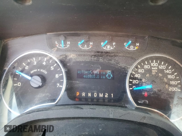 2013 Ford F-150 XL with VIN 1FTFX1EF0DFB86523, listed as a Copart auction lot 53498135 with 460,305 mi miles and Salvage title. Bid and sale history available at DreamBid. Image 9.