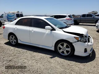 2013 Toyota Corolla L with VIN 5YFBU4EE1DP223927, listed as a Copart auction lot 56172355 with 208,419 mi miles and Salvage Title. Bid and sale history available at DreamBid. Image 4.
