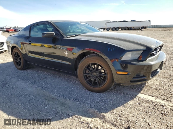2014 Ford Mustang V6 with VIN 1ZVBP8AM2E5252361, listed as a Copart auction lot 50242705 with 162,829 mi miles and Salvage Title. Bid and sale history available at carsss.com. Image 4.