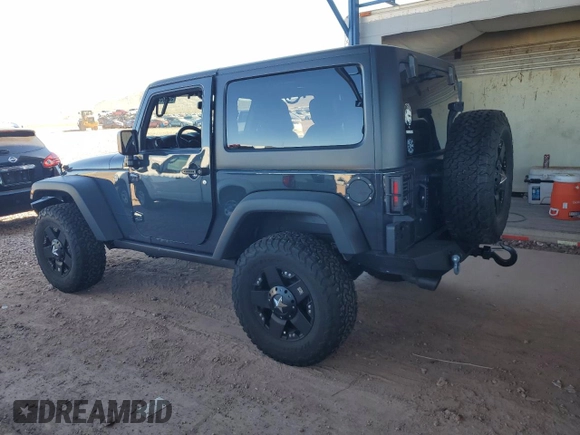 2017 Jeep Wrangler Sport with VIN 1C4AJWAG5HL662456, listed as a Copart auction lot 50166505 with 61,249 mi miles and Salvage Title. Bid and sale history available at DreamBid. Image 2.