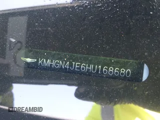 2017 Genesis G80 3.8L z VIN KMHGN4JE6HU168680, wystawiony jako IAAI lot #42524348 z przebiegiem 65 864 mil mil oraz . Historia ofert i sprzedaży dostępna na DreamBid. Obrazek 9.
