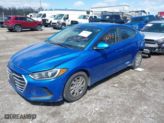 2017 Hyundai Elantra SE with VIN KMHD74LF4HU128066, listed as a IAAI auction lot 41994646 with 95,672 mi miles. Bid and sale history available at carsss.com. Image 18.