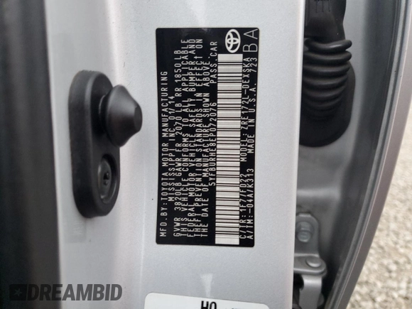 2014 Toyota Corolla L with VIN 5YFBURHE8EP072076, listed as a Copart auction lot 75488504 with 92,596 mi miles and Salvage title. Bid and sale history available at DreamBid. Image 15.