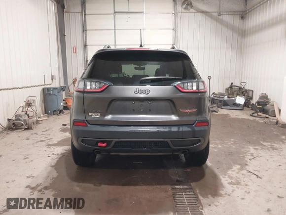 2019 Jeep Cherokee Trailhawk Elite with VIN 1C4PJMBX8KD298807, listed as a IAAI auction lot 41107062 with 79,685 mi miles. Bid and sale history available at carsss.com. Image 16.