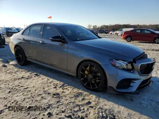 2019 Mercedes-Benz E 450 with VIN WDDZF6JB8KA554401, listed as a Copart auction lot 87548445 with 72,366 mi miles and Salvage Title. Bid and sale history available at DreamBid. Image 4.