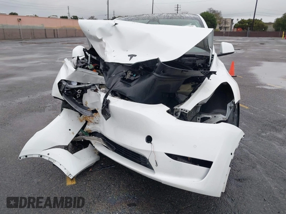 2022 Tesla Model Y Performance with VIN 7SAYGDEFXNF384268, listed as a IAAI auction lot 41558359 with 33,870 mi miles and . Bid and sale history available at DreamBid. Image 11.