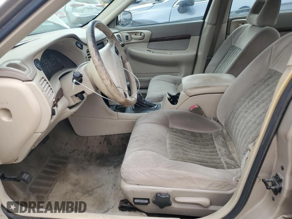 2002 Chevrolet Impala LS z VIN 2G1WH55K229172302, wystawiony jako Copart lot #48767755 z przebiegiem 211 821 mil mil oraz Szkoda całkowita • Salvage title. Historia ofert i sprzedaży dostępna na DreamBid. Obrazek 7.