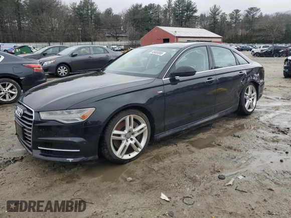 2016 Audi A6 2.0T Premium Plus with VIN WAUGFAFC7GN119131, listed as a Copart auction lot 48465895 with 95,257 mi miles and Salvage Title. Bid and sale history available at carsss.com. Image 1.