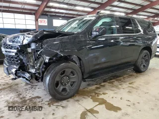 2023 Chevrolet Tahoe Commercial with VIN 1GNSKLED9PR181421, listed as a Copart auction lot 58936685 with 33,996 mi miles and Salvage title. Bid and sale history available at DreamBid. Image 1.