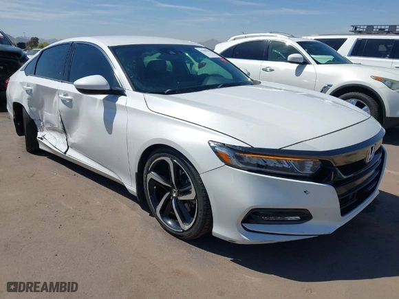 2018 Honda Accord Sedan Sport 1.5T with VIN 1HGCV1F35JA119374, listed as a IAAI auction lot 41889904 with 96,016 mi miles. Bid and sale history available at carsss.com. Image 1.