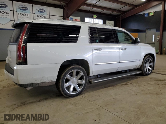 2016 Cadillac Escalade ESV Premium Collection with VIN 1GYS4JKJ9GR477678, listed as a Copart auction lot 52886535 with 161,722 mi miles and Salvage title. Bid and sale history available at DreamBid. Image 3.