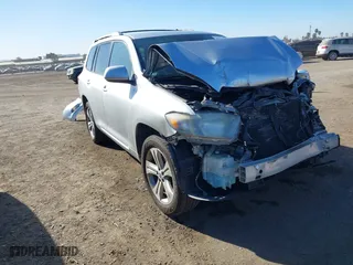 2009 Toyota Highlander Sport with VIN JTEES43A192136906, listed as a IAAI auction lot 41293774 with 195,321 mi miles. Bid and sale history available at carsss.com. Image 1.