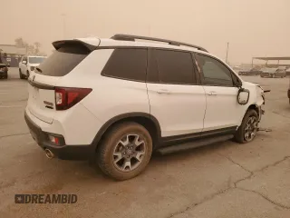 2022 Honda Passport TrailSport with VIN 5FNYF8H67NB008548, listed as a Copart auction lot 49726835 with 38,322 mi miles and Salvage Title. Bid and sale history available at carsss.com. Image 3.
