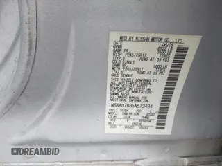 2005 Nissan Titan SE with VIN 1N6AA07B85N572434, listed as a IAAI auction lot 41526698 with 201,138 mi miles. Bid and sale history available at carsss.com. Image 9.