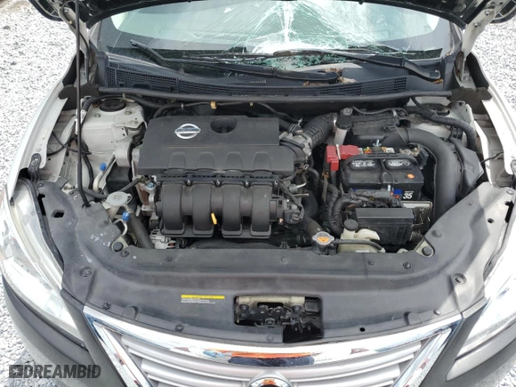 2013 Nissan Sentra SV with VIN 3N1AB7AP3DL667501, listed as a Copart auction lot 52216945 with 158,247 mi miles and Salvage Title. Bid and sale history available at carsss.com. Image 11.