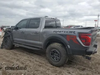 2024 Ford F-150 Raptor with VIN 1FTFW1RJ1RFA50667, listed as a Copart auction lot 59124614 with 1,641 mi miles and Salvage Title. Bid and sale history available at DreamBid. Image 2.