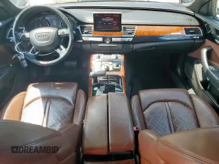 2013 Audi A8 3.0L с VIN WAURGAFD9DN005304, выставлен на аукционе Copart как лот 58799615 с пробегом 139 993 миль миль и Списание • Salvage title. История ставок и продаж доступна на DreamBid. Изображение 8.