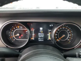 2021 Jeep Wrangler Unlimited Sport S with VIN 1C4HJXDG7MW814908, listed as a Copart auction lot 55394875 with 72,754 mi miles and Salvage title. Bid and sale history available at DreamBid. Image 9.