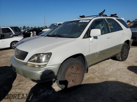 2000 Lexus RX 300 with VIN JT6GF10U2Y0051976, listed as a Copart auction lot 75421064 with 212,719 mi miles and Non Repairable. Bid and sale history available at carsss.com. Image 1.