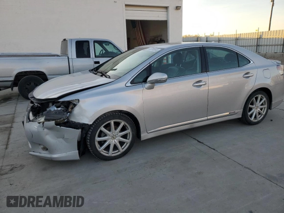 2010 Lexus HS 250h with VIN JTHBB1BA7A2009619, listed as a Copart auction lot 85790644 with 281,598 mi miles and Salvage Title. Bid and sale history available at DreamBid. Image 1.