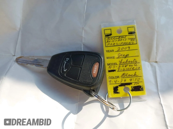 2007 Jeep Liberty Sport z VIN 1J4GL48K77W512844, wystawiony jako IAAI lot #40876562 z przebiegiem 167 958 mil mil oraz . Historia ofert i sprzedaży dostępna na DreamBid. Obrazek 11.