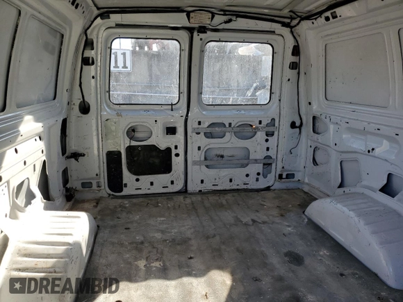 2007 Ford Econoline Cargo Commercial with VIN 1FTNE24L17DA39612, listed as a Copart auction lot 46599225 with Not provided miles and Salvage title. Bid and sale history available at DreamBid. Image 10.