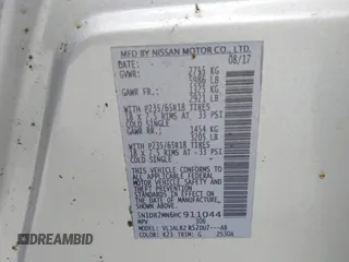 2017 Nissan Pathfinder SV с VIN 5N1DR2MN6HC911044, выставлен на аукционе IAAI как лот 42321805 с пробегом 110 902 миль миль и . История ставок и продаж доступна на DreamBid. Изображение 9.