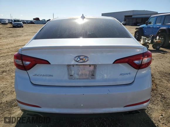 2017 Hyundai Sonata Sport with VIN 5NPE34AF1HH504434, listed as a Copart auction lot 44052835 with 115,837 mi miles and Salvage Title. Bid and sale history available at DreamBid. Image 6.