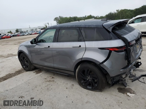 2021 Land Rover Range Rover Evoque R-Dynamic S with VIN SALZT2FX0MH147563, listed as a Copart auction lot 69930813 with 43,639 mi miles. Bid and sale history available at carsss.com. Image 2.