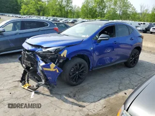 2022 Lexus NX with VIN JTJKGCEZ7N2000776, listed as a Copart auction lot 51502933 with 0 mi miles. Bid and sale history available at carsss.com. Image 1.
