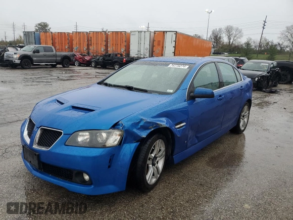 2009 Pontiac G8 with VIN 6G2ER57799L163504, listed as a Copart auction lot 74775274 with 221,319 mi miles and Salvage Title. Bid and sale history available at carsss.com. Image 1.