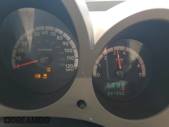 2007 Dodge Nitro SXT with VIN 1D8GU28K27W663633, listed as a Copart auction lot 59552285 with 207,350 mi miles and Clean title. Bid and sale history available at DreamBid. Image 9.