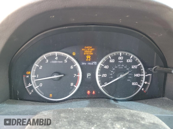 2014 Acura RDX with VIN 5J8TB4H36EL000170, listed as a Copart auction lot 65952204 with 190,310 mi miles and Salvage title. Bid and sale history available at DreamBid. Image 9.