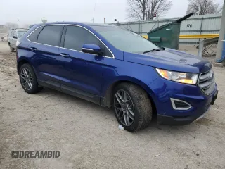 2015 Ford Edge Titanium z VIN 2FMPK4K82FBB73279, wystawiony jako Copart lot #43707385 z przebiegiem 146 111 mil mil oraz Szkoda całkowita • Salvage title. Historia ofert i sprzedaży dostępna na DreamBid. Obrazek 4.