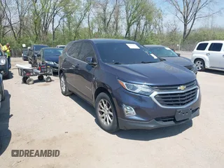 2018 Chevrolet Equinox LT with VIN 3GNAXJEVXJS629129, listed as a IAAI auction lot 42072014 with 178,037 mi miles. Bid and sale history available at carsss.com. Image 1.
