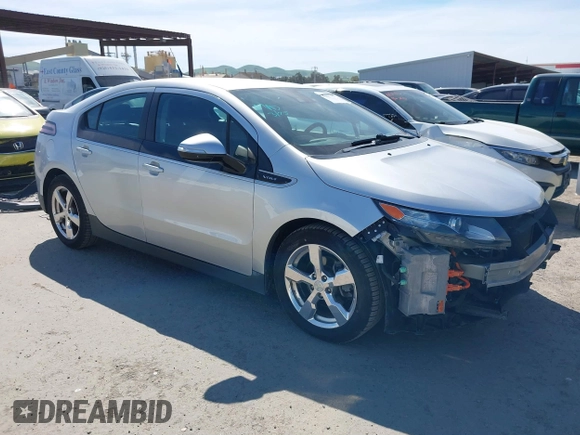 2013 Chevrolet Volt with VIN 1G1RF6E49DU101856, listed as a IAAI auction lot 41885283 with 104,415 mi miles and . Bid and sale history available at carsss.com. Image 1.
