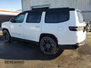 2024 Jeep Grand Wagoneer Series II Obsidian z VIN 1C4SJVFP8RS107645, wystawiony jako Copart lot #88718195 z przebiegiem 14 155 mil mil oraz Czysty tytuł • Clean title. Historia ofert i sprzedaży dostępna na DreamBid. Obrazek 2.
