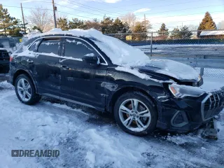 2020 Audi Q3 S line Premium Plus with VIN WA1EECF37L1037680, listed as a Copart auction lot 73417502 with 23,570 mi miles. Bid and sale history available at carsss.com. Image 4.