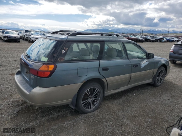 2001 Subaru Legacy Wagon Outback w/RL Equip with VIN 4S3BH675417635155, listed as a Copart auction lot 53715864 with 343,973 mi miles and Clean Title. Bid and sale history available at carsss.com. Image 3.