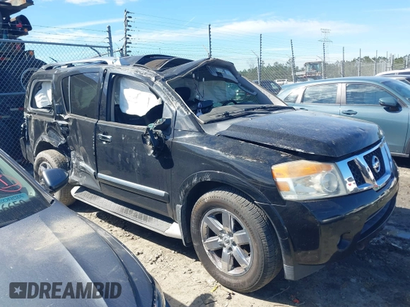 2011 Nissan Armada SV with VIN 5N1BA0ND0BN614873, listed as a IAAI auction lot 41739694 with 141,954 mi miles and . Bid and sale history available at DreamBid. Image 13.