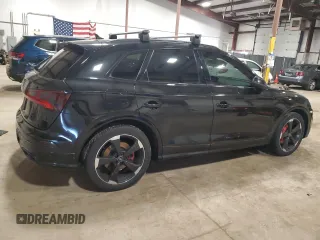 2019 Audi SQ5 Premium Plus with VIN WA1B4AFY8K2106052, listed as a Copart auction lot 53427394 with Not Provided miles and Salvage Title. Bid and sale history available at DreamBid. Image 3.